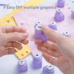 1PC 10mm goffratrice fai da te Craft Hole Puncher Rounder Cutter per Scrapbooking punzoni Maker Scrapbook 1 scaled