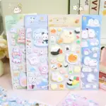 3 pcs Kawaii Panda Cats Unicorn 3D Puffy Stickers Scrapbooking Diy Journal cancelleria Sticker Sheet Cute
