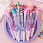 6 pz set fata bacchetta penna Gel Liusha penna Gel creativa zampa di gatto carino regalo
