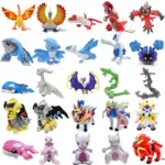 Legendary Pokemon peluche Giratina Lunala Zacian Zamazenta Solgaleo Moltres Kyogre rishiram Groudon pokragon peluche regali